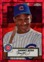 2021 Topps Chrome Platinum Anniversary #686 Sammy Sosa Red Atomic Refractor Baseball Card