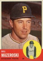 1963 Topps #323 Bill Mazeroski Baseball Card