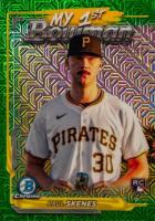 2024 Bowman Chrome Mega Box My 1st Bowman #36 Paul Skenes Green Refractor Baseball Card