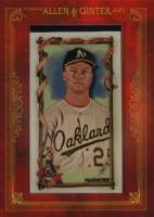 2023 Topps Allen & Ginter # Mark McGwire Mini-Framed Cloth Baseball Card
