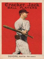 1915 Cracker Jack #47 Josh Devore Baseball Card