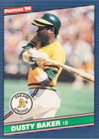 1986 Donruss #467 Dusty Baker Baseball Card