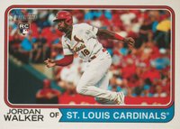 2023 Topps Heritage #558 Jordan Walker Baseball Card