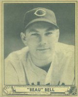 1940 Play Ball #138 Beau Bell Baseball Card