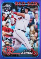 2024 Topps Chrome #165 Wilyer Abreu Purple Refractor Baseball Card