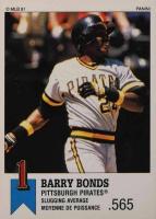 1991 Panini Top 15 Canadian #33 Barry Bonds Baseball Card