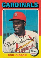 1975 Topps #150 Bob Gibson Baseball Card
