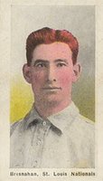 1910 Sporting Life # Roger Bresnahan Pastel Background Baseball Card