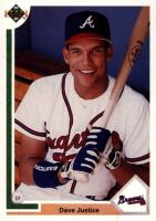 1991 Upper Deck #363 Dave Justice Baseball Card
