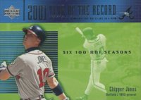 2002 Upper Deck #733 Chipper Jones Baseball Card