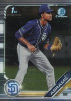 2019 Bowman Draft #BDC85 CJ Abrams Chrome Baseball Card