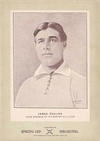 1902 Sporting Life Cabinets #116 Jimmy Collins Boston, AL, 1902 Baseball Card