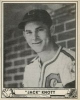 1940 Play Ball #13 Jack Knott Baseball Card