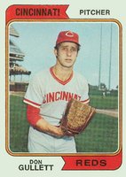 1974 Topps #385 Don Gullett Baseball Card