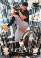 2024 Leaf Metal #80 Paul Skenes Silver Lava Baseball Card