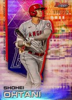 2021 Bowman's Best #67 Shohei Ohtani Purple Refractor Baseball Card