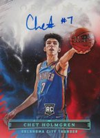 2022 Panini Origins Rookie Autographs #RACHG Chet Holmgren Red Basketball Card