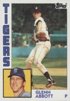 1984 Topps #356 Glenn Abbott Baseball Card