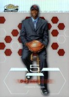 2002 Finest #182 Dwyane Wade Refractor Basketball Card