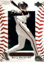 2000 Upper Deck Ovation #25 Barry Bonds Baseball Card
