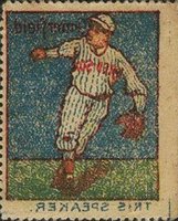 1912 Boston Red Sox Tattoos  # Tris Speaker Baseball Card