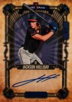 2023 Wild Card 5 Card Draw Autographs #5CDC30 Jackson Holliday Contemporary-Green Foil-Blue Baseball Card