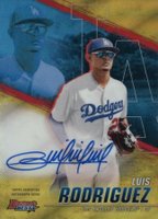 2021 Bowman's Best of 2021 Autographs #B21LRZ Luis Rodriguez Gold Refractor Baseball Card