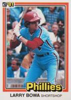 1981 Donruss #142 Larry Bowa Baseball Card