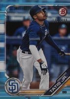 2019 Bowman Paper Prospects #BP25 Fernando Tatis Jr. Sky Blue Baseball Card