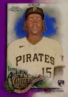 2022 Topps Allen & Ginter Chrome #122 Oneil Cruz Magenta Refractor Baseball Card