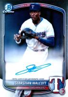 2025 Bowman Chrome Prospect Autographs #CPASW Sebastian Walcott Baseball Card