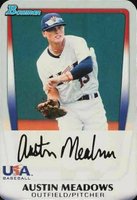 2011 Bowman Draft Prospects  #BDPP100 Austin Meadows Baseball Card