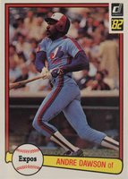 1982 Donruss #88 Andre Dawson Baseball Card