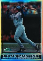 1998 Topps Chrome #297 Edgar Martinez Refractor Baseball Card