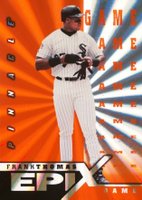 1998 Score Epix #E7 Frank Thomas Game-Orange Baseball Card