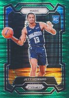 2023 Panini Prizm #132 Jett Howard Green Pulsar Basketball Card