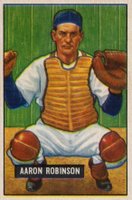 1951 Bowman #142 Aaron Robinson Baseball Card