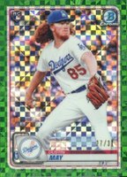 2020 Bowman Chrome X #96 Dustin May Baseball Card