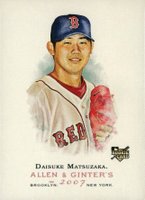 2007 Topps Allen & Ginter #210 Daisuke Matsuzaka Baseball Card