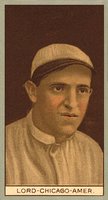 1912 Brown Backgrounds Broadleaf #111 Harry Lord Chicago Baseball Card