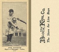 1916 Block & Kuhl (1916) #177 Joe Tinker Baseball Card
