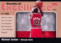 2007 Fleer Decades of Excellence  #3 Michael Jordan Glossy Basketball Card