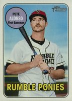 2018 Topps Heritage Minor League #108 Pete Alonso Baseball Card