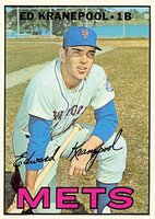 1967 Topps #452 Ed Kranepool Baseball Card