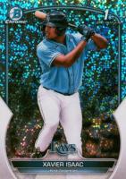 2023 Bowman Chrome Prospects #BCP145 Xavier Isaac Speckle Refractor Baseball Card