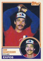 1983 Topps #189 Dan Schatzeder Baseball Card