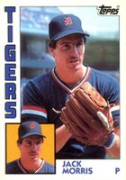 1984 Topps Tiffany #195 Jack Morris Baseball Card