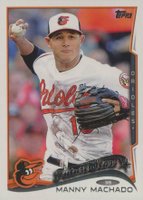 2014 Topps #24 Manny Machado Future Stars Baseball Card