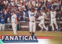 2025 Topps Chrome Fanatical #FAN17 Mookie Betts Baseball Card