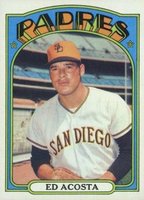 1972 Topps #123 Ed Acosta Baseball Card